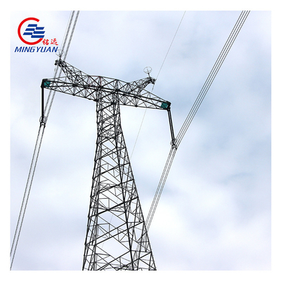 138kv বৈদ্যুতিক ট্রান্সমিশন টাওয়ার বৈদ্যুতিক জন্য গ্যালভানাইজড হট ডিপ স্ব-সহায়ক