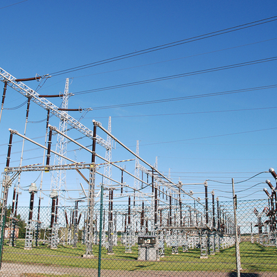 কোণ 220kv সাবস্টেশন গ্যান্ট্রি স্ট্রাকচার টাওয়ার রেলওয়ে ট্রান্সমিশন