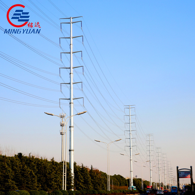 70ft 11kv ইস্পাত ইউটিলিটি পোল, অষ্টভুজাকার বৈদ্যুতিক ইউটিলিটি খুঁটি