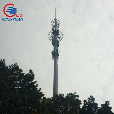 55m অ্যান্টেনা মনোপোল টেলিকমিউনিকেশন টাওয়ার টিউবুলার টেপারড ইন্টারনেট রেডিও A572 ইস্পাত