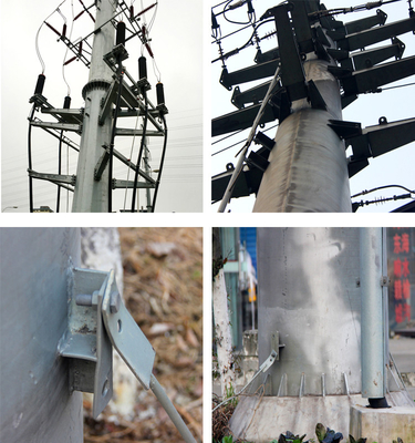 ডাবল সার্কিট ডিজাইন হাই টেনশন ওয়্যার টাওয়ার 33kv