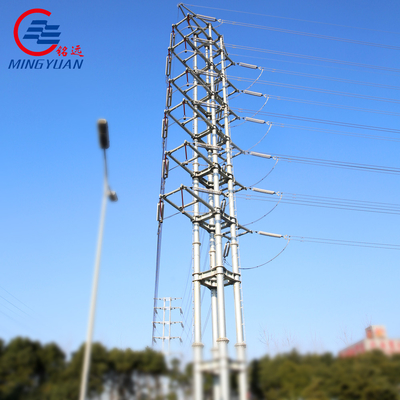 ডাবল সার্কিট ডিজাইন হাই টেনশন ওয়্যার টাওয়ার 33kv